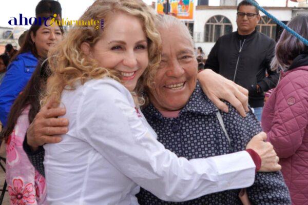 Marcela González aseguró en Emiliano Zapata, que la transformación se construye con el pueblo