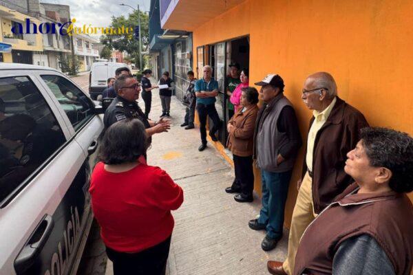 Con atención cercana y comunicación entre la población y Policía Municipal en Chiautempan, generan confianza