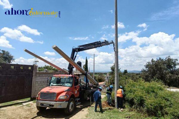 Con ampliación de red eléctrica en San Lucas Cuauhtelulpan alcanzamos más de mil viviendas beneficiadas: Alfonso Sánchez García