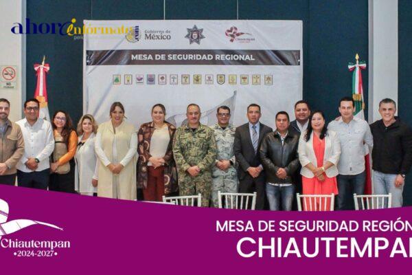 Chiautempan es sede de la Mesa de Seguridad de la Región II