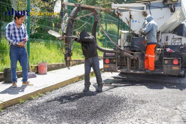 Gobierno de Alfonso Sánchez García pone a prueba aditivo que busca bacheo más rápido y duradero en la capital
