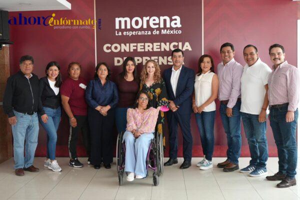 Marcela González se reúne con diputadas y diputados locales de Morena