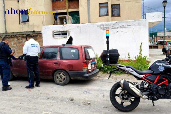 Policía de Chiautempan recupera vehículo robado en minutos