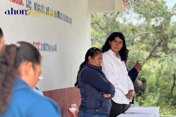 Autoridades municipales y ciudadanía organizada, logran blindar escuelas en Tlaxco