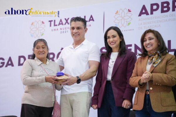 Alcalde Alfonso Sánchez García y gobernadora Lorena Cuéllar suman esfuerzos en favor de adultos mayores