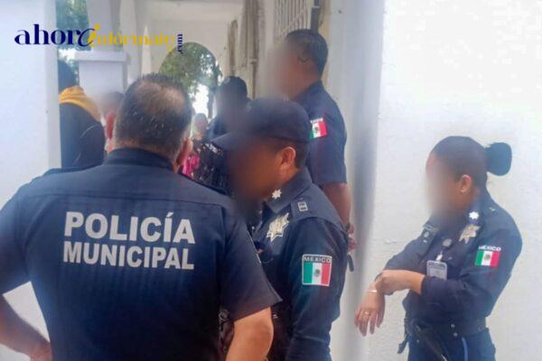Resguarda policía municipal de Tlaxcala la paz y el orden en Tizatlán