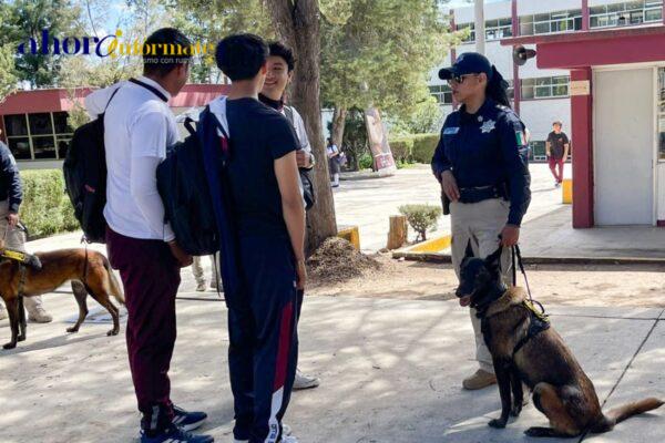 Ayuntamiento de Tlaxcala impulsa campaña de prevención del delito en el CBTIS 03