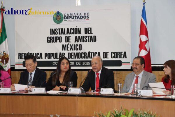 Irma Garay Loredo preside la instalación del grupo de amistad entre México y la República Popular Democrática de Corea