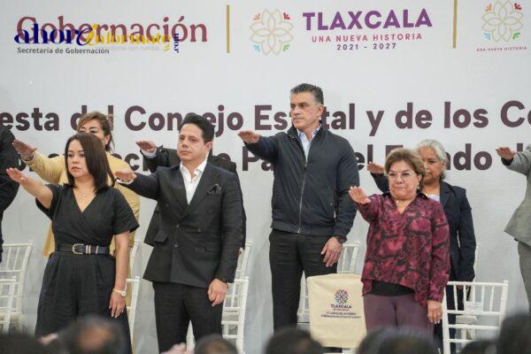 Alfonso Sánchez García rinde protesta como integrante del Consejo Estatal y Municipal de Construcción de Paz