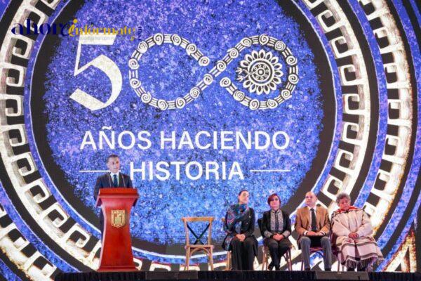 Inician los festejos por los 500 años de la fundación de Tlaxcala con alegría desbordante