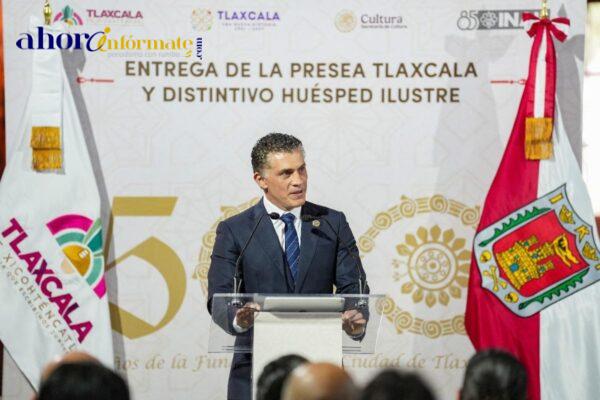 La presea Tlaxcala se otorgó al pueblo y se resguardará en el museo de la memoria