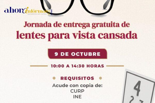 Invita DIF municipal de Tlaxcala a la jornada de entrega gratuita de lentes en la explanada del mercado