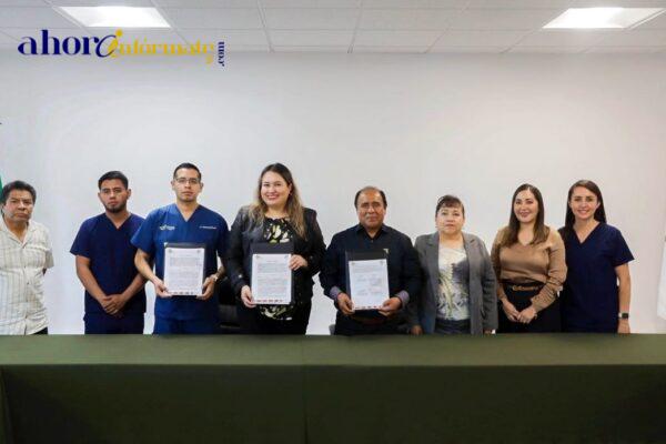 Blanca Angulo firma convenio para que chiautempenses accedan a fisioterapia
