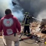 En Apizaco atienden incendio en recicladora de San Isidro