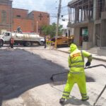 Avanza a su etapa final la rehabilitación de la calle 16 de Septiembre en Cuahuixmatlac Chiautempan