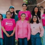 ¡Tlaxco se suma a la Caminata Rosa! Diana Torrejón acompaña al DIF Estatal en la lucha contra el cáncer de mama
