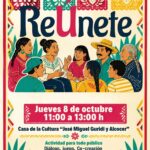 Este jueves 8 de octubre inicia “Reúnete” en la casa de la cultura de la capital con actividades gratuitas