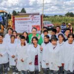 Impulsa Blanca Angulo mejores vialidades en comunidades de Chiautempan